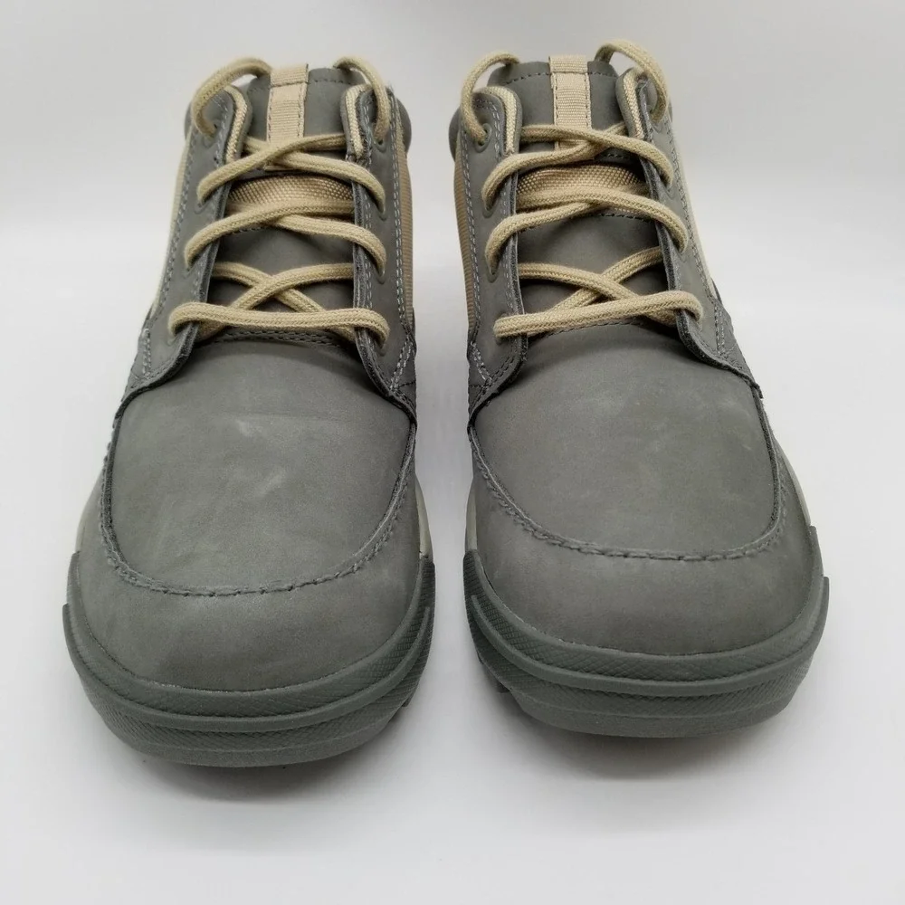 Oboz Footwear Men Burke Chukka Boots Sz 9 Gray Leather Gray  display picture 1